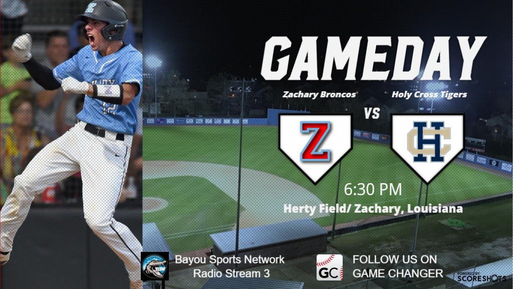 _ZHSBaseball's tweet photo. Zachary Baseball Is Back! Season Opener Tonight at #HertyField. Students Get In Free! https://t.co/Wh9WId4iJH