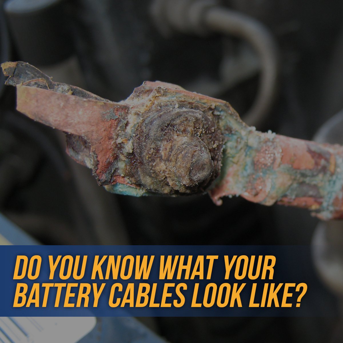 NAPAAutoPartsAL's tweet photo. It’s #MaintenanceMonday! A filthy battery connection will weaken the charge. Remove the clamps to clean away grease, dirt and oxidation for a stronger connection. https://t.co/TzQAFrkhY4