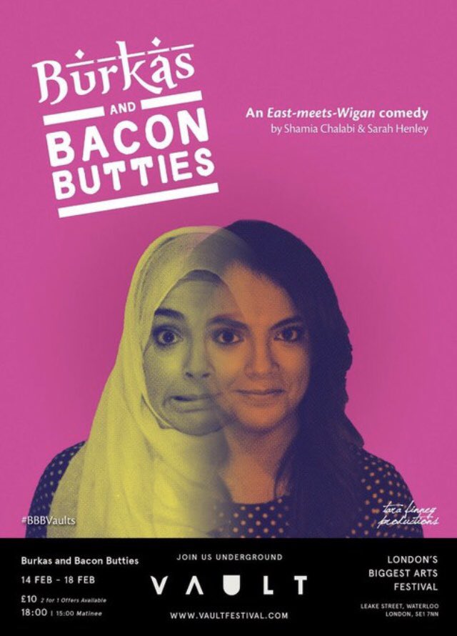 MichelleLuther's tweet photo. Sooo proud of @Shamiachalabi @sarahhenleyuk @lisa_zahra & @Timboohara 👏🏼 #BBBvaults Was a brilliant, funny, heartfelt play with awesome performances @thevaultsuk One to watch out for on TV I’m sure! #theatre #london #comedy https://t.co/G8022V1MdY