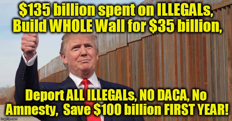 CeeItCalifornia's tweet photo. BUILD THE WALL
#BuildTheWall 
#NoDACADeal 
#NoDACAAmnesty 
#NoSanctuaryCities 
#realDonaldTrump
#POTUS https://t.co/mdviWNM9Op