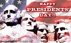 We honor each of  our American Presidents and say Happy President's Day!