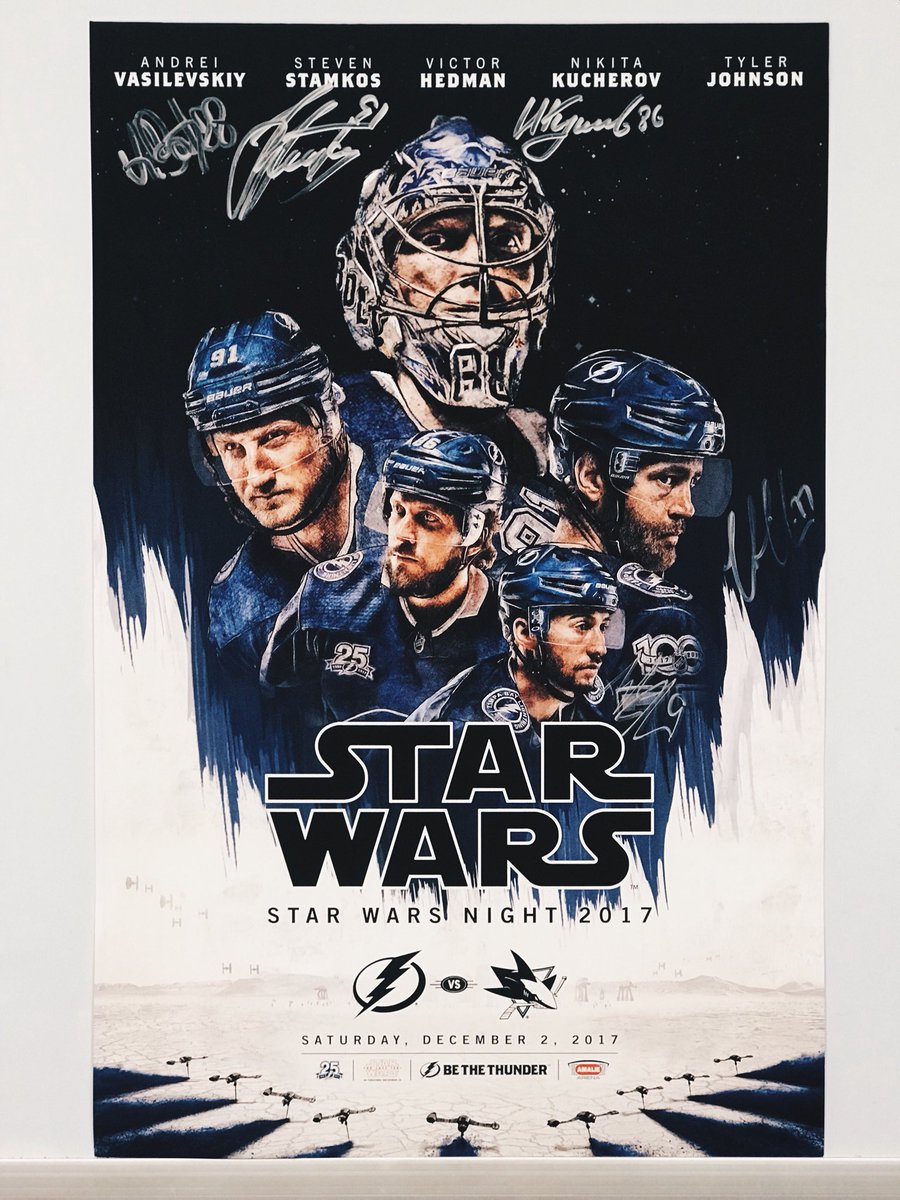 TBLightning's tweet image. Remember these #Bolts x #StarWars beauties?

We’ve got TWO autographed ones up for grabs! RT this and we’ll choose our winners later tonight. May the Force be with you. ⚡️