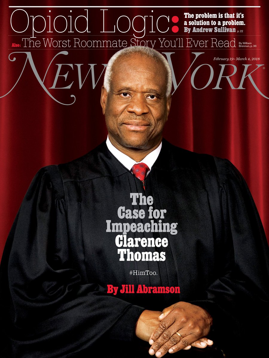 keithboykin's tweet photo. It's not just Anita Hill. Multiple women report sexual misconduct by Clarence Thomas, indicating he lied under oath to Congress. - The Case for Impeaching Clarence Thomas https://t.co/ijXJTcvmlh https://t.co/ySdILDYJwx