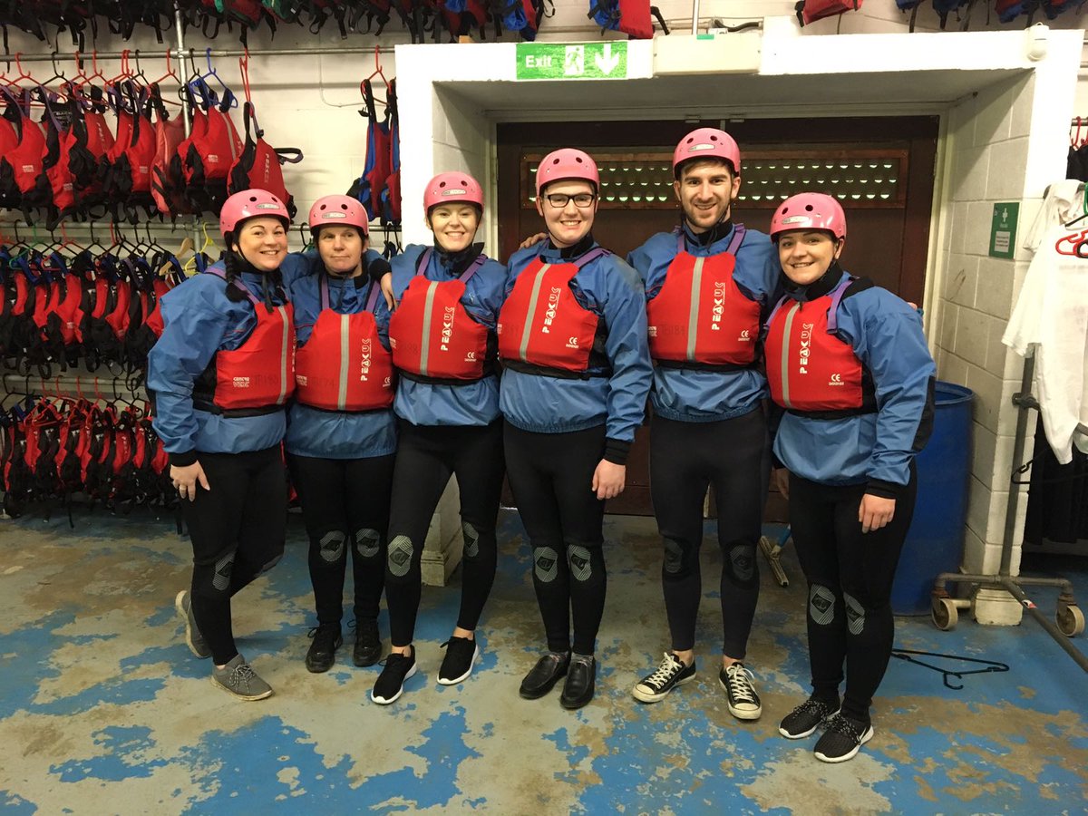 Team Darlo PI &amp; Mea at Middleborough PI ready to ride the white rapids at #teesbarage today for #GOSH #greatormondstreet. What great fun we had riding one of the UKs largest artificial drops. #teamdarlo <a href="/PIjoecrosby/">Joe Crosby PI</a> <a href="/DarloPremierInn/">PremierInnDarlington</a> @Valerie_PI3R