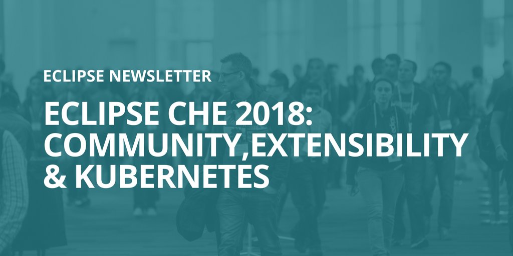 EclipseFdn's tweet image. What has the @eclipse_che community achieved in 2017? What exciting updates can you expect in 2018? Find out! @stevanlm @BradMicklea
buff.ly/2F5tN4r #EclipseNewsletter