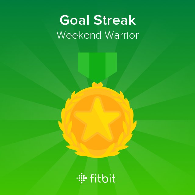LivFit413's tweet photo. I reached my goal of 10,000 steps every day of the Weekend Warrior challenge! #Fitbit #GhanaianRunner #THPRuns #BGR #Run2Live #BerlinMarathon https://t.co/I9WQXsbcJf