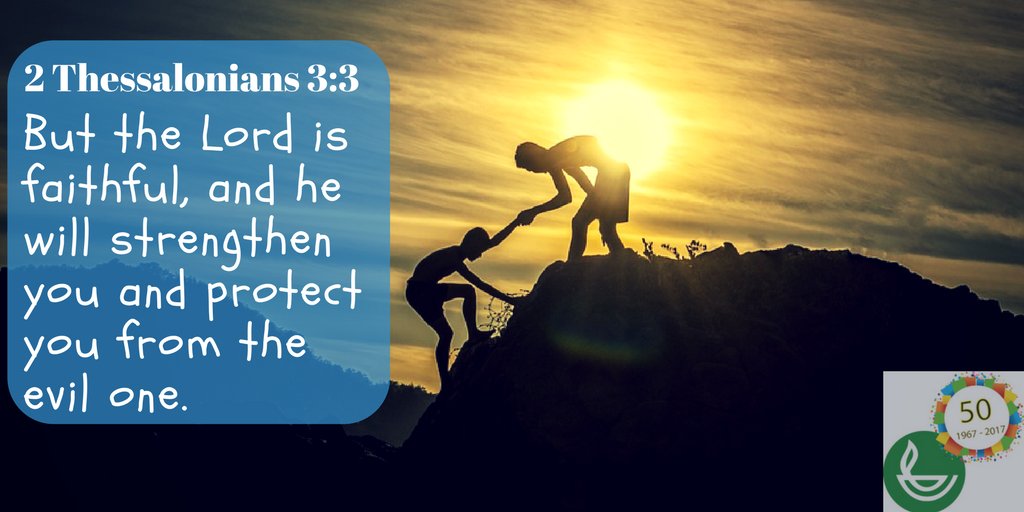 su_kenya's tweet photo. #MemoryVerseChallenge
2 Thessalonians 3:3 (NIV)
But the Lord is faithful, and he will strengthen you and protect you from the evil one.
#ScriptureUnionKEAt50 https://t.co/vAR125Uy3L