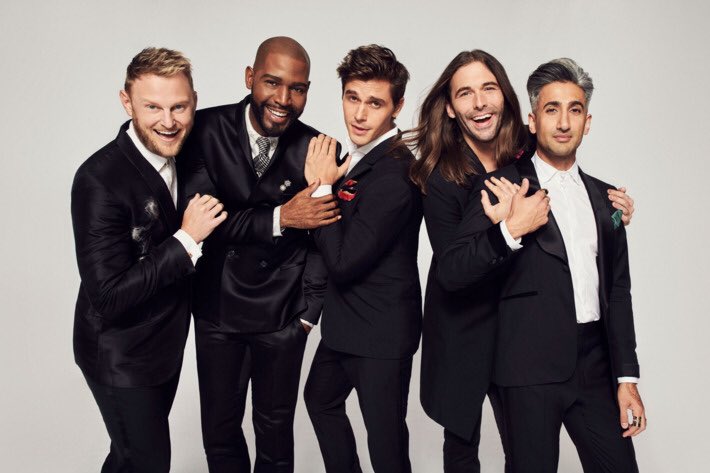 thechaidrinker's tweet photo. I love the new One Direction. #QueerEye https://t.co/N4h01nhNN2
