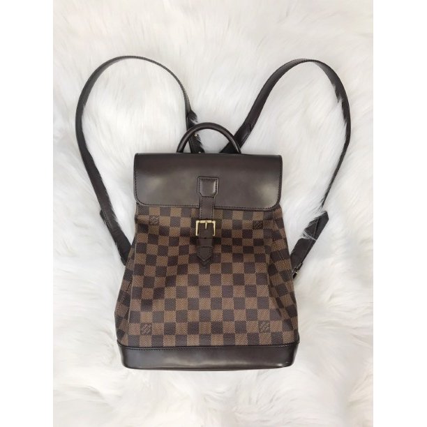 *NEW LOUIS ALERT* this Louis Vuitton Soho Damier Ebene backpack retails for $1,150, but we have it here for just ...