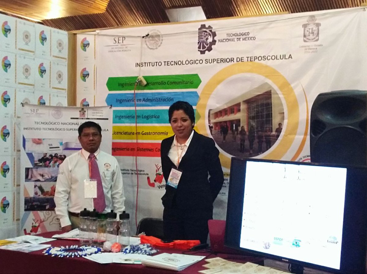 tecteposcolula's tweet photo. ¡Ya estamos listos! @tecteposcolula  en la @ExporientaOax, conoce nuestra oferta educativa 
#TecNM
#VenadosITSTE https://t.co/XpMbmnBeF7
