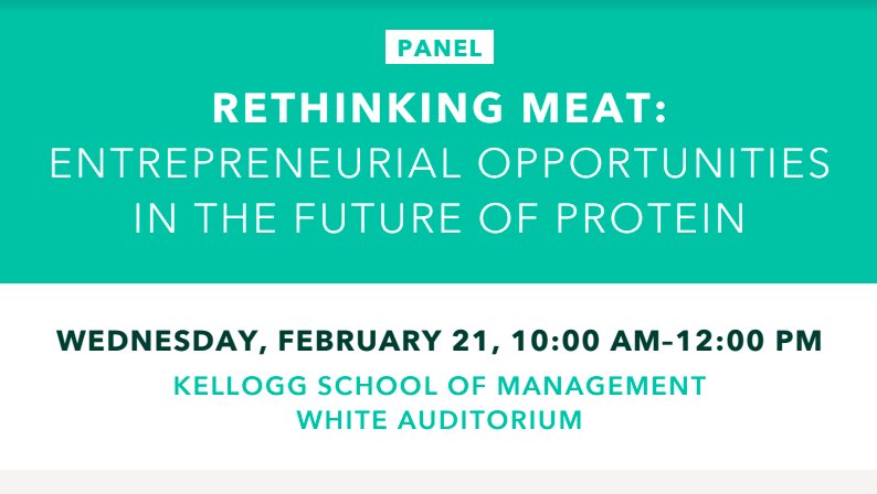 #FoodTech is the now and he next of #entrepreneurship 🍔 Experts from GFI, @TysonFoods, @KraftHeinzCo, & @MemphisMeats explain why at @NorthwesternU! #FutureofMeat #ChiTown #ChicagoEntrepreneurs bit.ly/2CvJteu #FoodTech @EntrepreneurOrg @chicagofoodies @ChicagoBlueSky