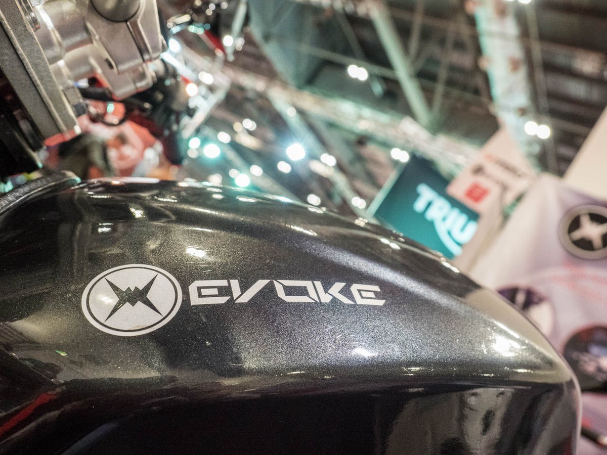 EvokeMCUK's tweet photo. A few photos from this weekend's @insidebikes #MCNshow in London, great to see so many people interested in the @EvokeMotorcycle Urban S launching very soon in the UK! #EvoketheFuture #ElectricVehicles https://t.co/M99LKjO43m
