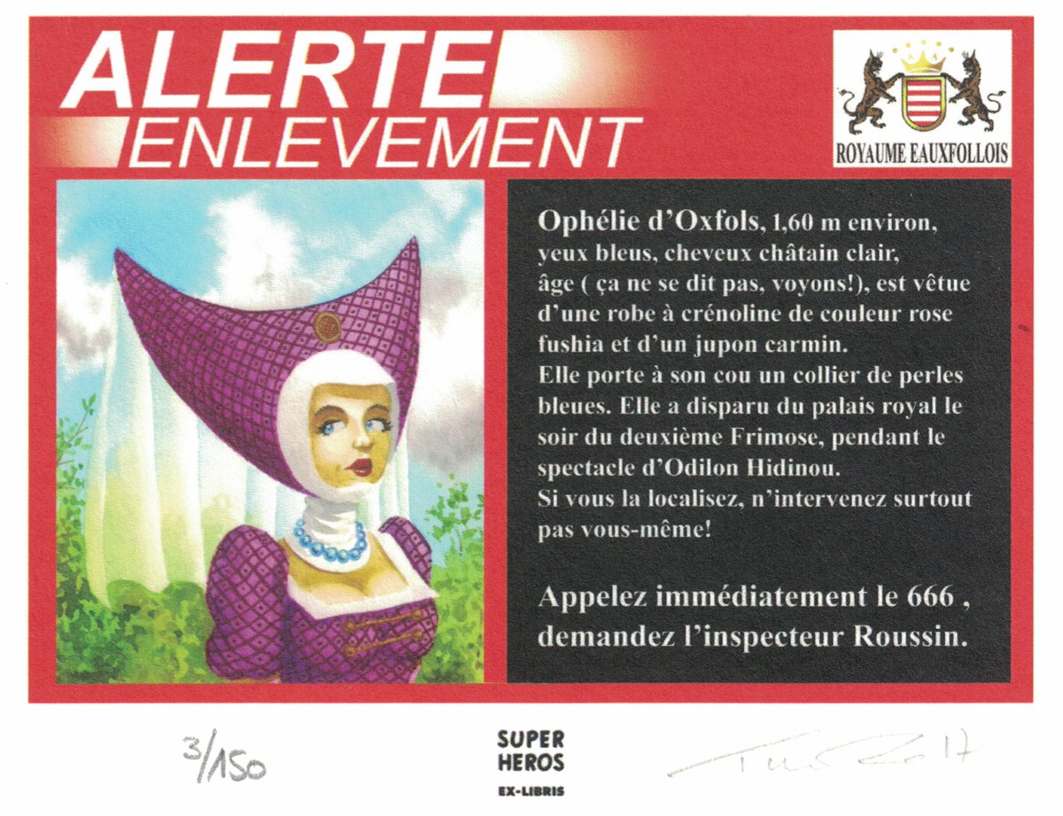 SuperHeros_lib's tweet photo. Le tome 8 de #LaNefDesFous a son #exlibris signé par #Turf !
Retrouvez Baltimore et Bonvoisin, notre duo de policiers préféré, pour une nouvelle enquête sur fond de fantastique dantesque. https://t.co/IGsMB30H8R