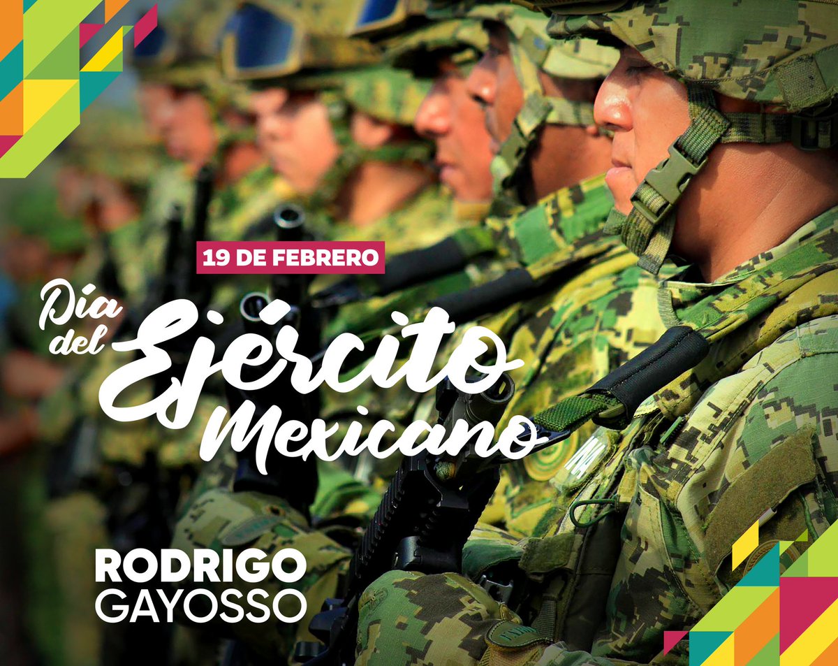 Mi reconocimiento para las mujeres y hombres que con amor, valor y patriotismo, velan por la paz y soberanía de nuestro país.
19 de febrero, #DíaDelEjércitoMexicano 🇲🇽