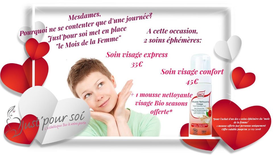 justpoursoi's tweet photo. La journée de la Femme approche... 
Mais pourquoi ne se contenter que d'une journée ?
@justpoursoi vous a concocter "Le Mois de la Femme" 
A decouvrir dès maintenant :
https://t.co/jJ0hfggKeI https://t.co/wmisB6xrbN