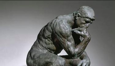 EbibiGlass's tweet photo. @charlesdecant "Moi quand je réfléchie à mon plan B. 
A. Rodin https://t.co/LkGoETpBcW