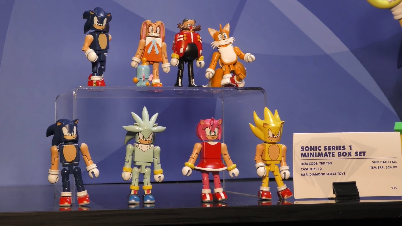 Sonic the hedgehog minimates outlet