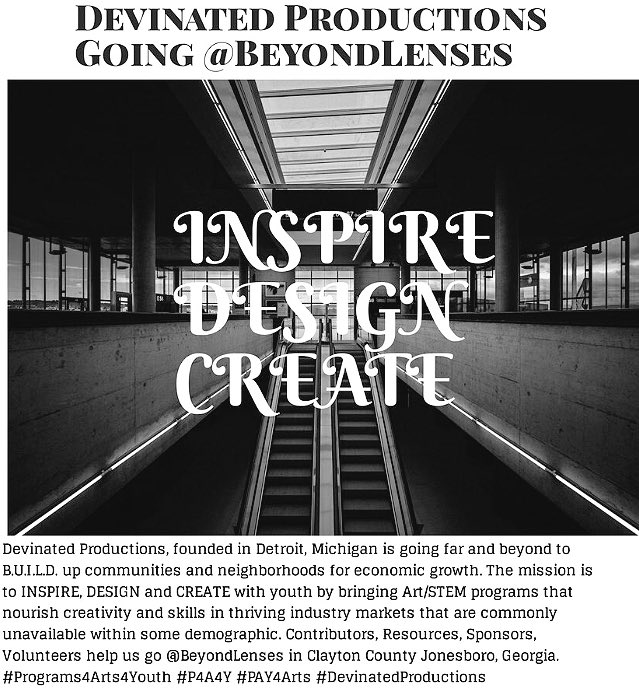 beyondlenses's tweet photo. #MondayMotivation #Mood #Inspire #Design & #Create #Art #Studio and #STEM #program for #ClaytonCounty #Youth #GetInvolved #Community #Neighborhood #Development #P4A4Y #Sponsored by #DevinatedProductions #IG @DevineSoulCatering #Jonesboro #Georgia #Food4AllDSC and #GentileRecords https://t.co/BcoVApNl4l