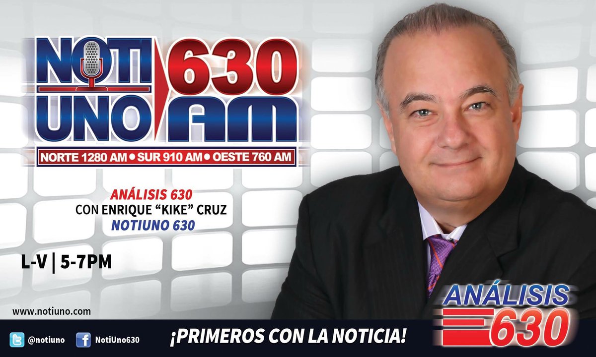 Enrique Kike Cruz (@soykikecruz) on Twitter photo HOY editorial súper caliente sobre la Policía de Puerto Rico 🚨🚔👮🏻♂️👮🏻♀️👮🏽♂️🚁
5pm #A630 <a href="/NotiUno/">NotiUno 630</a> HOY editorial súper caliente sobre la Policía de Puerto Rico 🚨🚔👮🏻♂️👮🏻♀️👮🏽♂️🚁
5pm #A630 <a href="/NotiUno/">NotiUno 630</a>