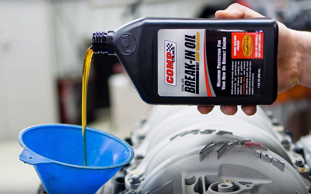 COMPCams's tweet image. What oil do you use to break-in your new or rebuilt engine? #COMPCams #BreakIn #NewEngine