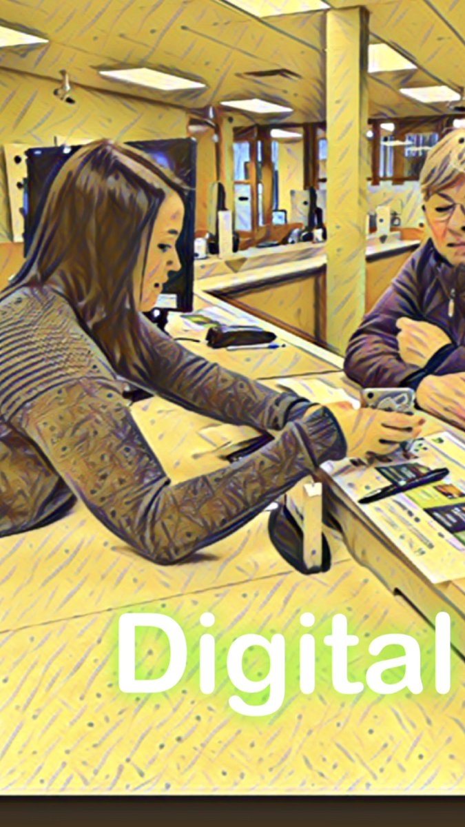 Chelsea showing her client how easy mobile deposit is!!💚#imdigitalready #mobiledeposit <a href="/whiterockbob/">Bob Bezubiak</a> 💚