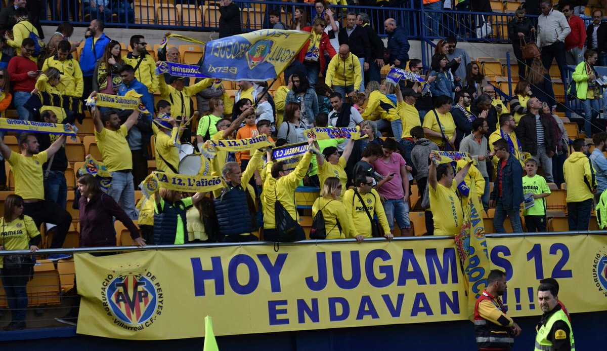 orgullgroguet's tweet photo. El jueves el Villarreal nos necesita, necesita a la afición, con el campo lleno animando como en muchas otras noches magicas .El primer gol lo tenemos que marcar nosotros desde la grada y creer en la remontada. Todos al Estadio de la Ceramica. Si se puede!! Endavant Villarreal! https://t.co/AYMvw0FVTL