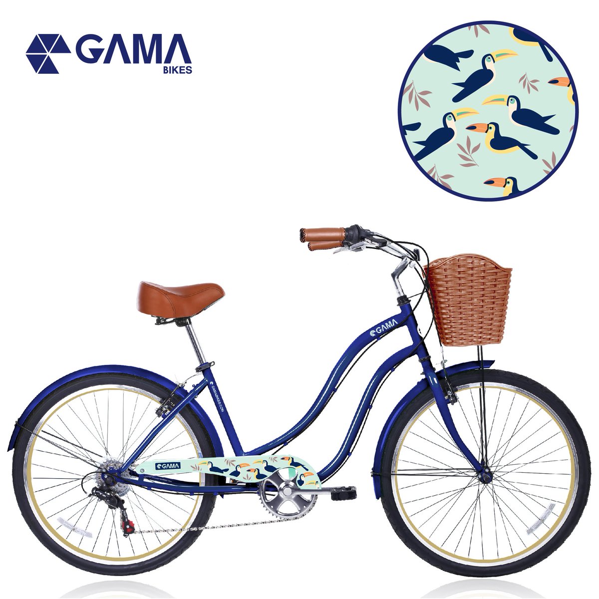 📣 ¡Nos llegaron nuevos diseños y queremos compartirlo con ustedes! 📣
Cruiser Women Toucan. 
Para más información entra en: cl.gamabikes.com/product/cruise…
#GamaBikes #Chile #Diseño