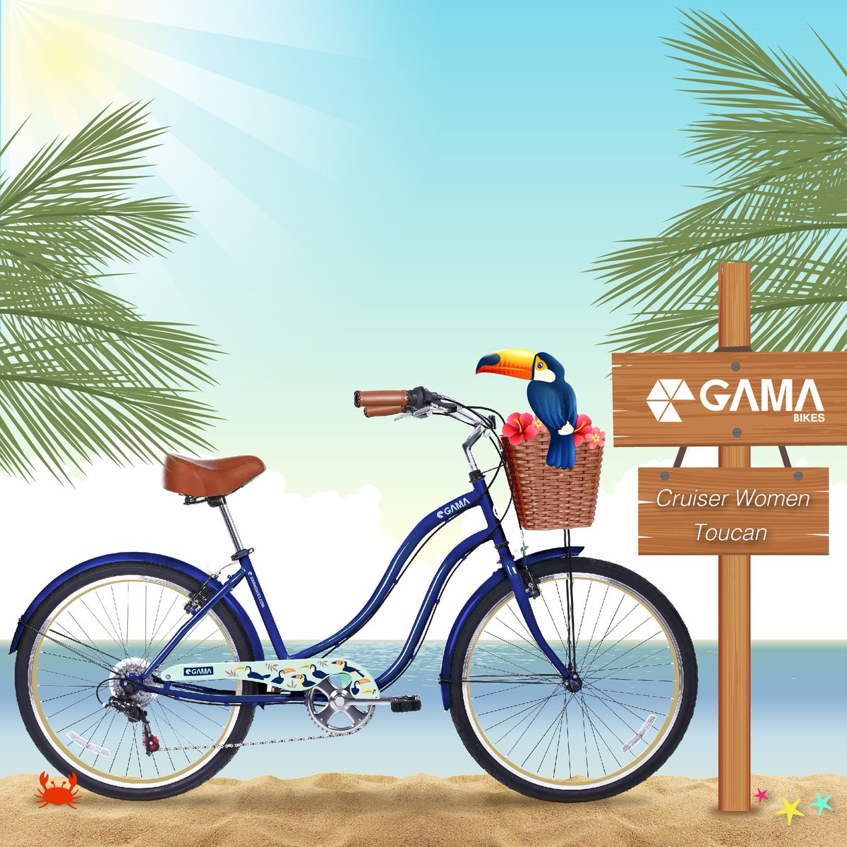 GamaBikes's tweet photo. 📣 ¡Nos llegaron nuevos diseños y queremos compartirlo con ustedes! 📣
Cruiser Women Toucan. 
Para más información entra en: https://t.co/MpUFbCjRVz
#GamaBikes #Chile #Diseño https://t.co/rbIsR2nUVV
