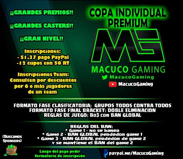 Ayuda por favor con 50rt para entrar a la @MacucoGaming