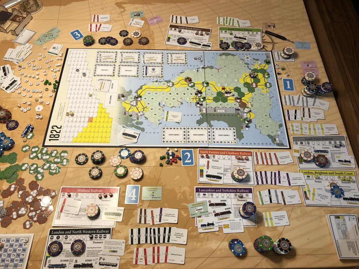 Professoros's tweet image. 1822 what a game! I love this one. Couldn’t of done this without @HeavyCardboard. Thanks @aag18xx for publishing.