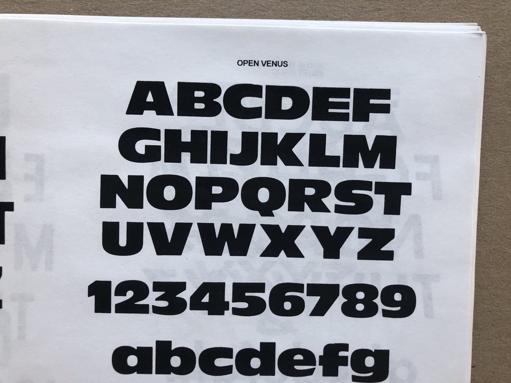 I found a signpainter’s alphabet specimen book where almost none of the typefaces have been labelled with their correct names.