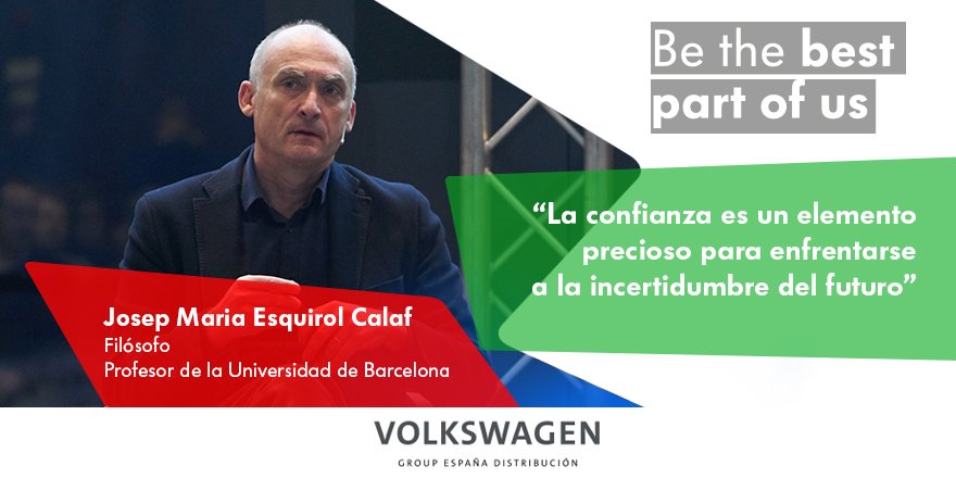 vwgroup_es's tweet photo. Muy inspiradoras y productivas las jornadas celebradas con motivo del encuentro anual de directivos de Volkswagen Group España Distribución. Agradecer las entusiastas aportaciones de todo el equipo y la siempre valiosa visión de Josep Maria Esquirol #VGED #BeTheBestPartOfUs https://t.co/tMhC2PmsiA