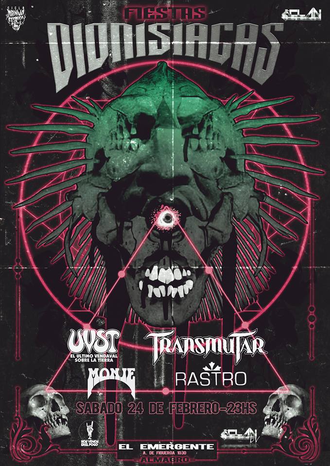 Transmutar_of's tweet image. @Transmutar_of arranca el 2018 así: SAB 24/2 @manijacosmica  y @ElClanDelAriete presenta #FiestasDionisíacas en @elemergenteclub junto  #UVST + @Monje + #Rastro + Expo de Fotos + Expo Luthiers + Sorteos + DJ + Fiesta.