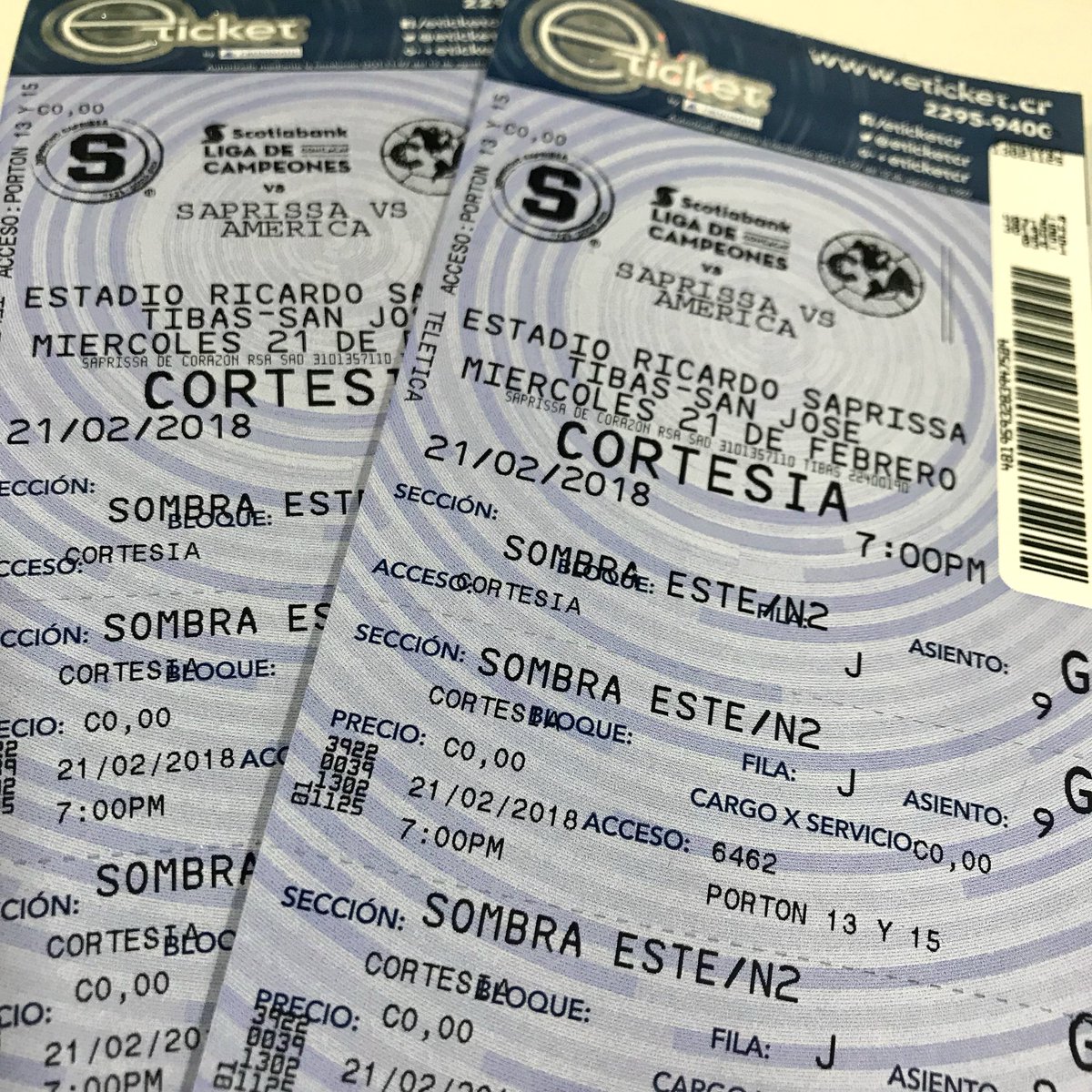 RT para participar por entradas dobles para el partido entre Saprissa y América