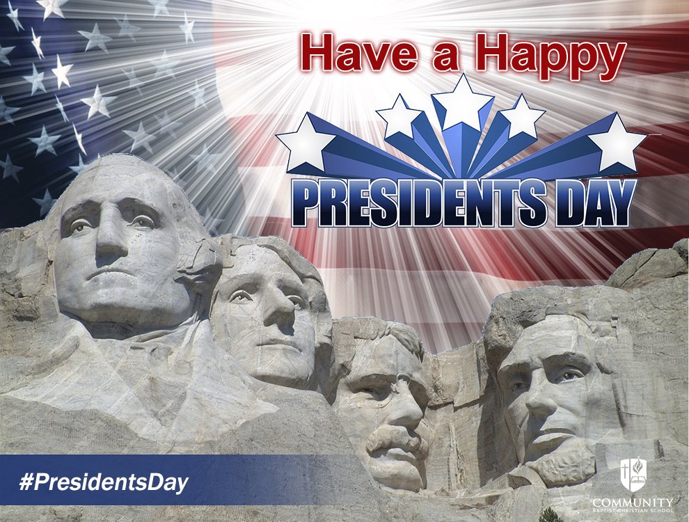 CBCougars's tweet photo. We trust you're having a Happy #PresidentsDay! #CBCS https://t.co/znPI20A5pp