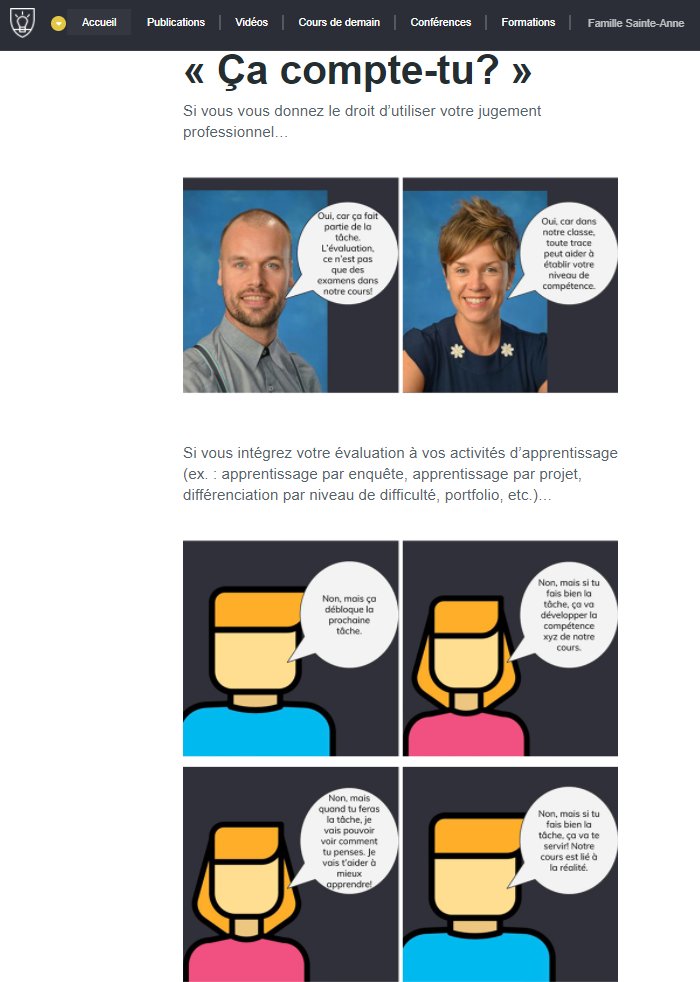 jdesjardins1861's tweet image. [Infographie] Une tâche complexe, « ça compte-tu? ». Nos réponses! | Innovation @SainteAnne1861 innovation.sainteanne.ca/ca-compte-tu/ #évaluation #jugement #Evalchange #EduQc #Eduprof