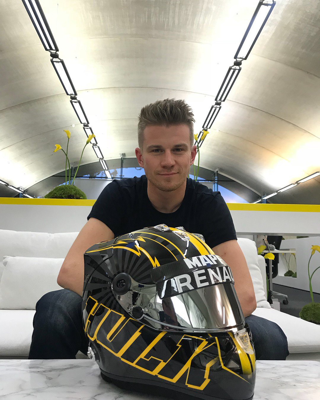 Roman Fedyaev on Twitter: "#NicoHulkenberg presented the helmet design