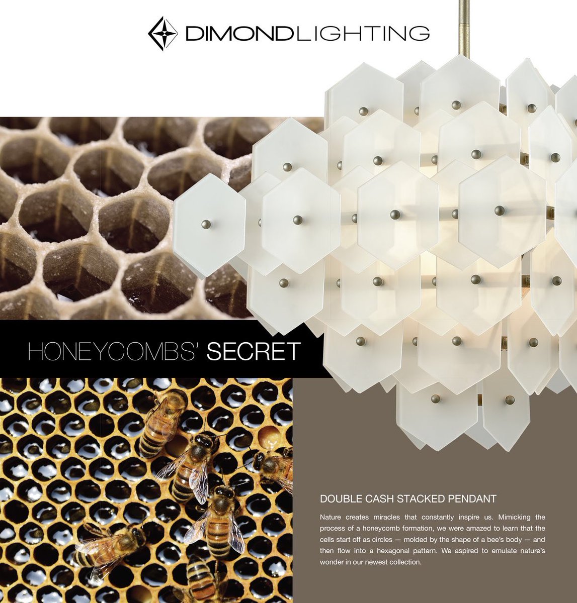 DimondLighting's tweet photo. #honeydripper #beebold #designbuzz @DimondLighting #DoubleCashStacked #Pendant #JeNeSaisQuoiDesign https://t.co/sbpjxmiOxK https://t.co/sxD2y8O3oh