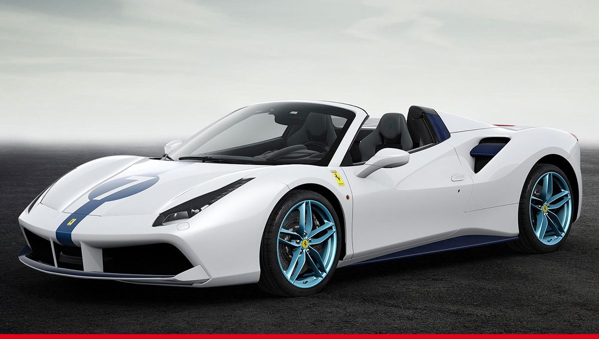 FerrariUSA's tweet photo. Here’s the livery “The Surtees”, inspired by the 1964 #Ferrari158 F1. #Ferrari70 https://t.co/5Yt0cl0Dax