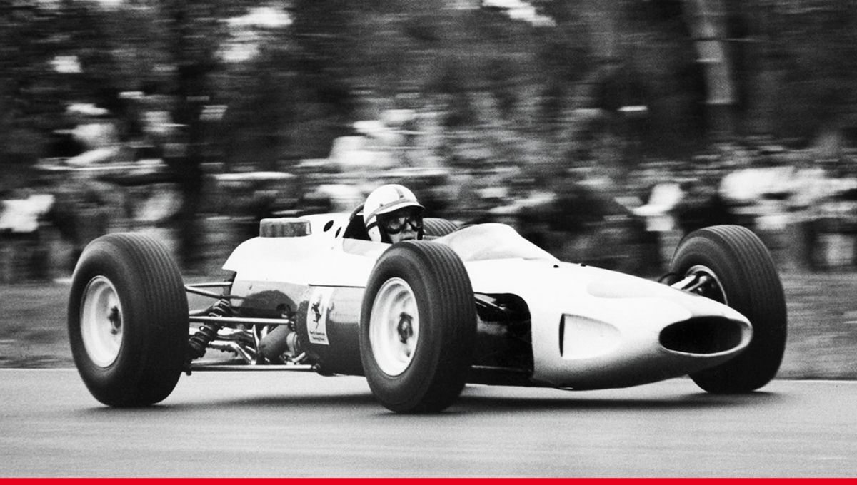 FerrariUSA's tweet photo. Here’s the livery “The Surtees”, inspired by the 1964 #Ferrari158 F1. #Ferrari70 https://t.co/5Yt0cl0Dax
