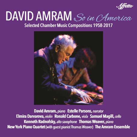AffettoRecords's tweet photo. David Amram "So In America" coming March 17th #davidamram https://t.co/2xcc1gL2p0