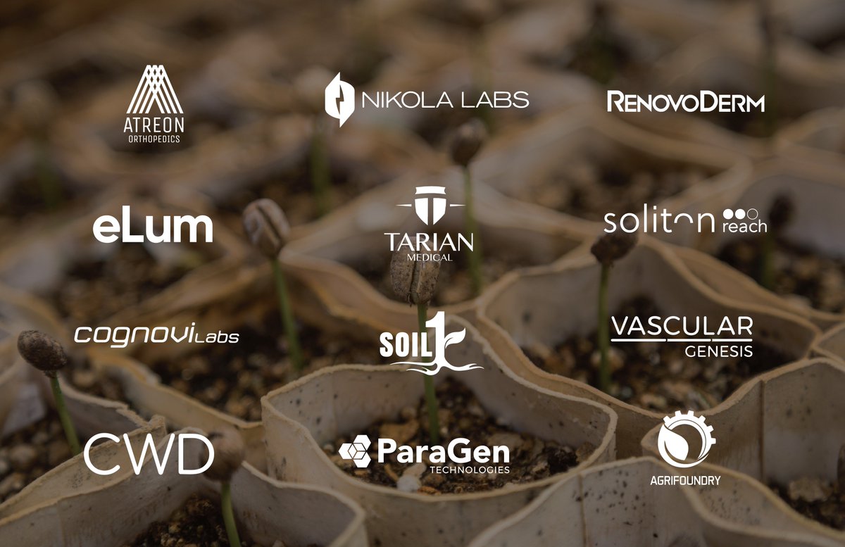 IkoveCapital's tweet photo. Ikove is proud to support our 12 growing portfolio companies 🌱 Each company is founded on unique, innovative technologies that have the ability to improve lives around the world. #thestartupnursery #medtech #agritech #analytics #robotics #vr #wirelesspower https://t.co/gtWEP6SpTg