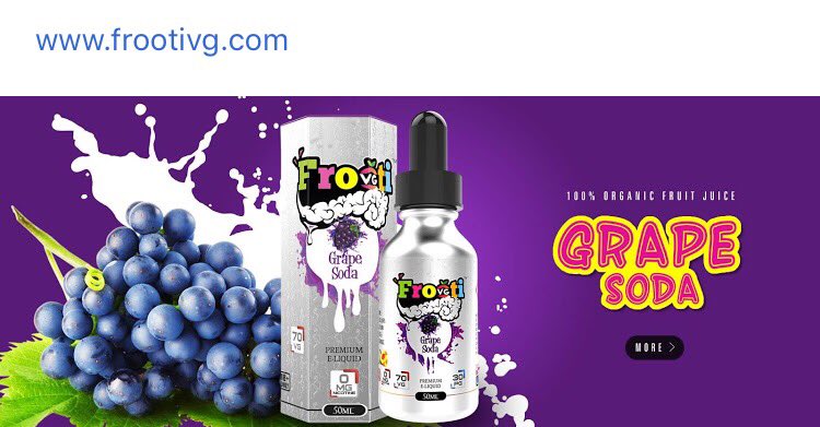 Ignite your tastebuds with the refreshing taste of a grape soda. 
#vapeshop #vape #vapeuk #vapeshopuk #vapeshopmanager #vapemanchester #vapelondon #vapebirmingham #vapenottingham #vapesouthampton #vapeglasgow #vapescotland #vapewales #vapeleicester #vapepreston #vapebrighton