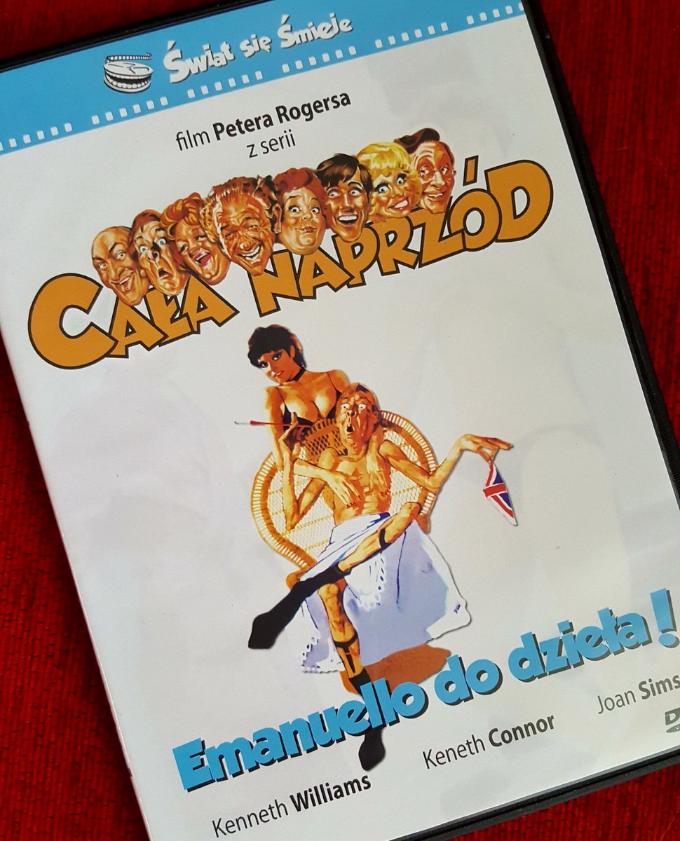 The Polish version of #CarryOnEmmannuelle is quite a surprise. All the characters (male and female) are dubbed by the same gruff-voiced actor. #CarryOn #BritishComedy #KennethWilliams @CarryOnJoan