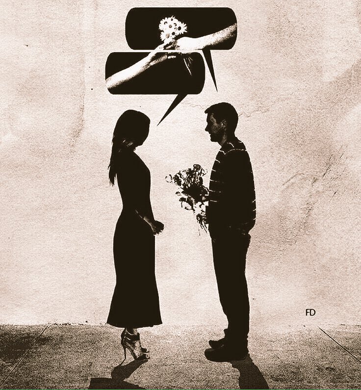 3zl_0's tweet image. - ويمسحني ،، ويكتبني ،،
بألوان من النظرات ، وذاك ولم يقل شيئاً !!
فيا ويلي من الكلمات ،،