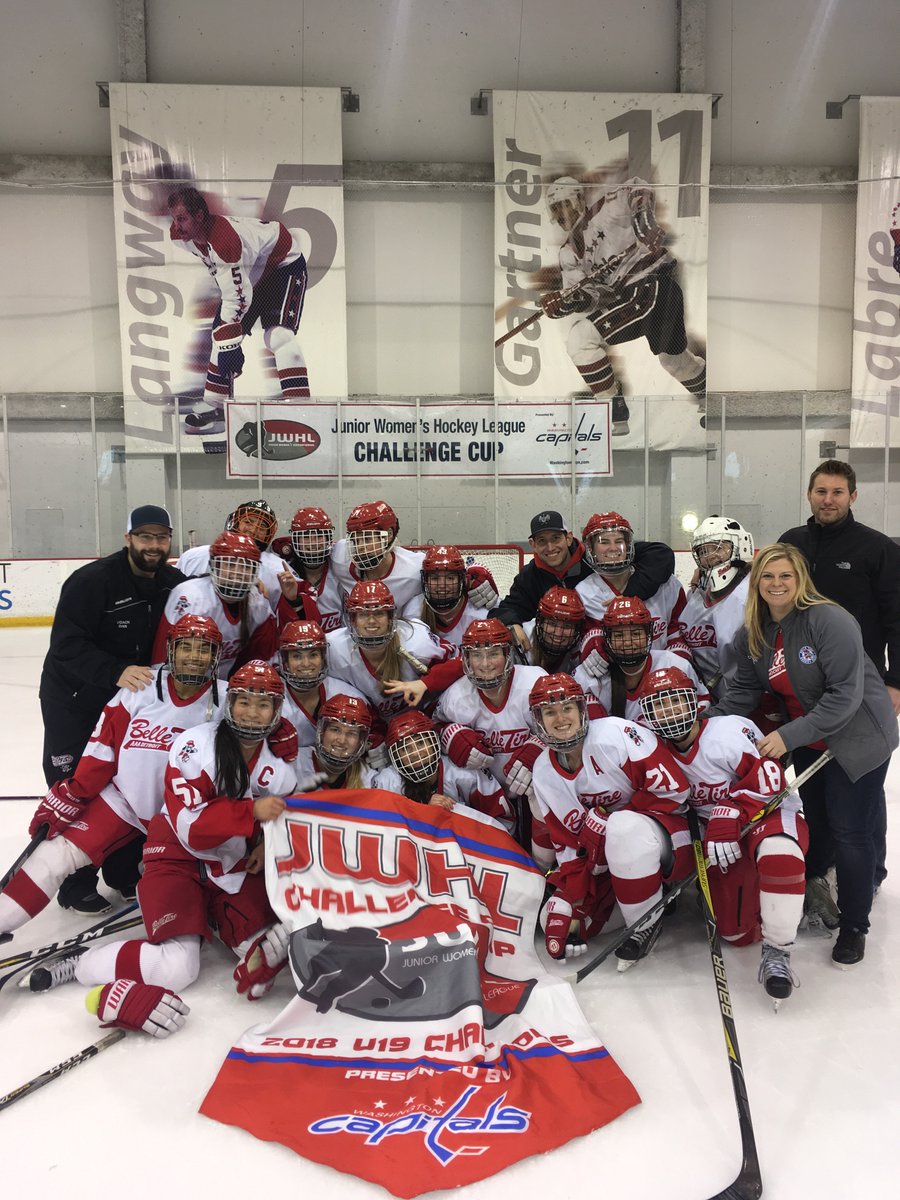 JWHL's tweet photo. #JWHL Sends Great Congratulations to @belletire19 Winning the JWHL Challenge Cup 2018! Great Weekend Girls!!! https://t.co/eze64wt2YH