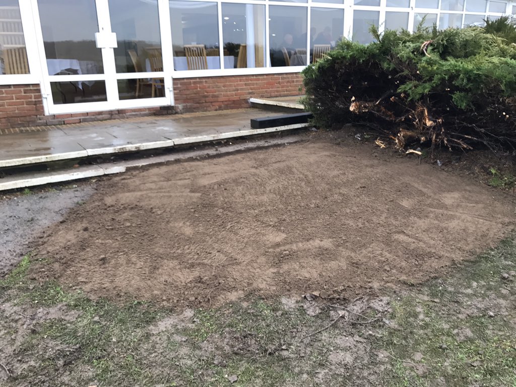 JG_GREENKEEPER's tweet photo. So it hasn't been the best day @ChesDowns as weather was not on our side but not the less doesn't stop @andycopeland088 and @IainBiggs from anything here some work we done today https://t.co/SQLJ0phSgu