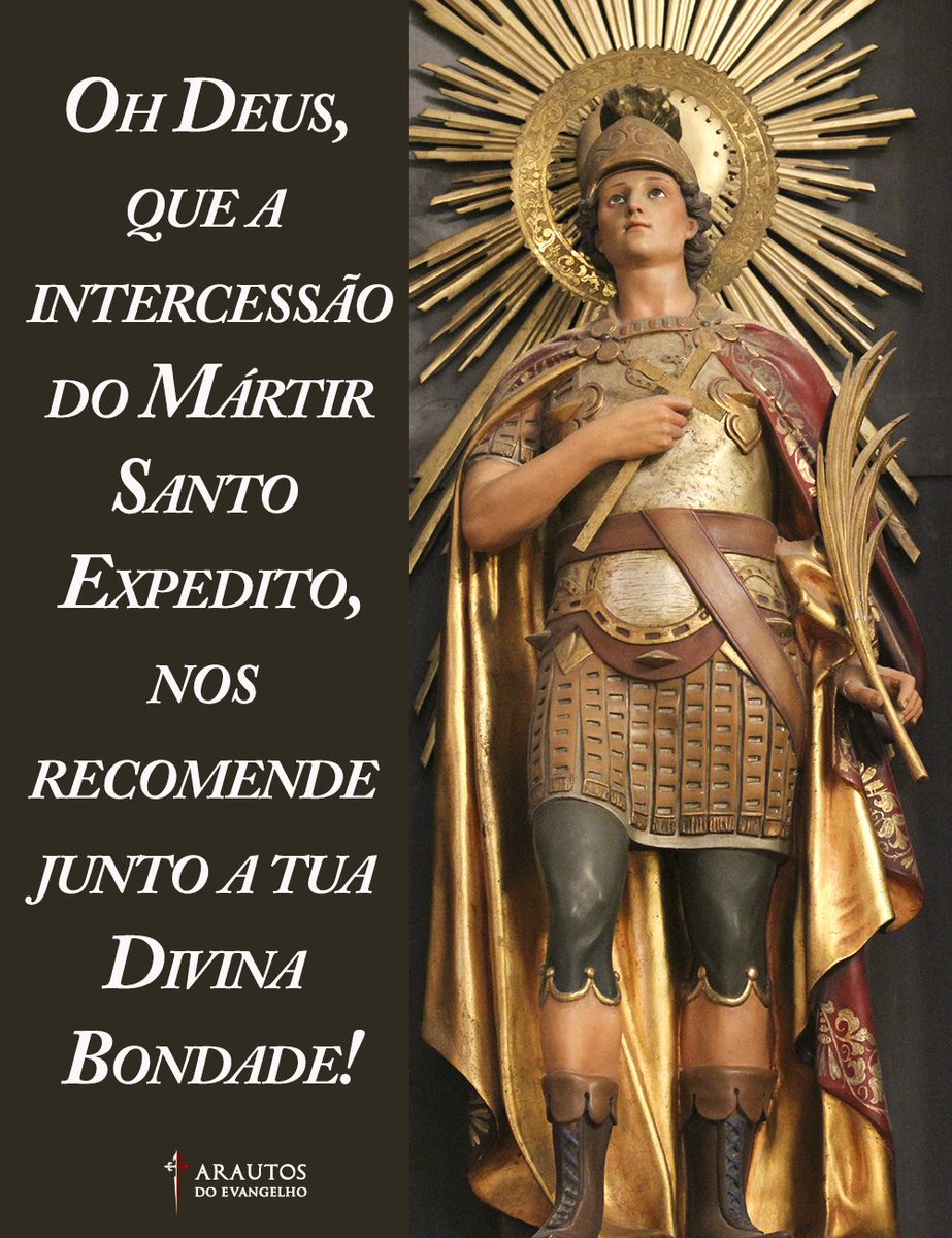Resultado de imagem para santo expedito arautos do evangelho