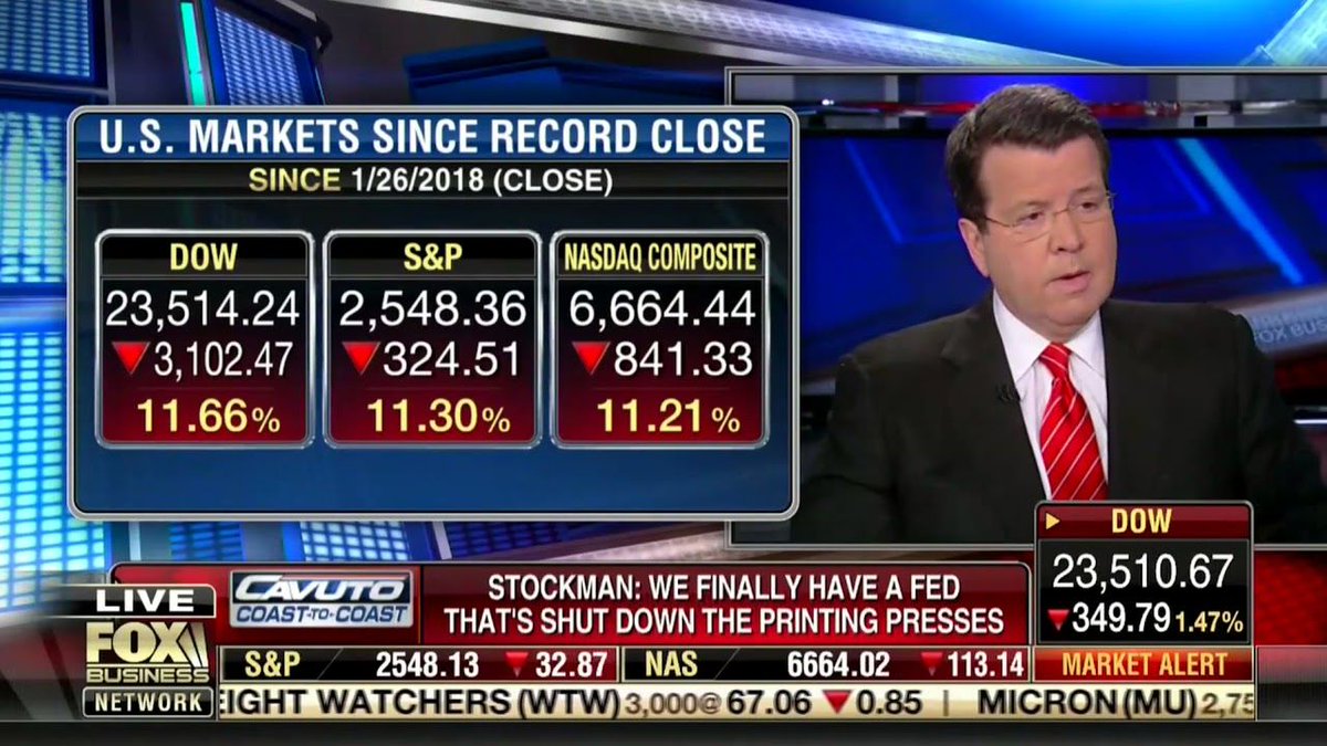 RealRickRule's tweet image. David Stockman @DA_Stockman warns Cavuto viewers about the miserable debt trap we are entering. Come see David and others in Vancouver at the Sprott conference. Details at buff.ly/2Gevtb4 buff.ly/2EtwnAh #Budget2018