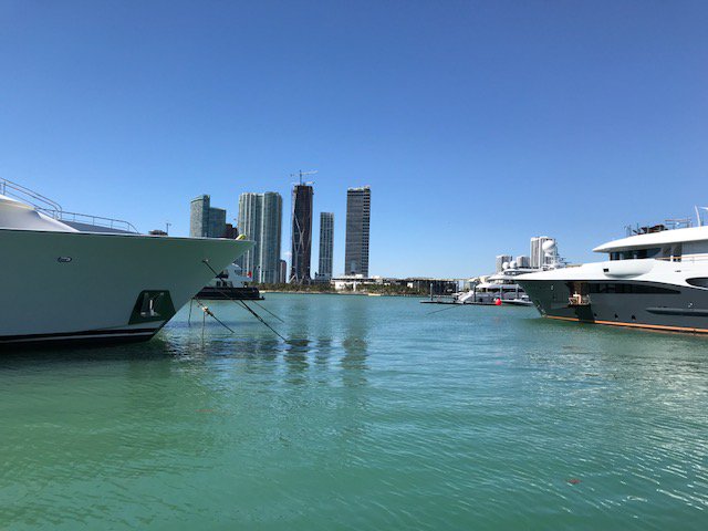 Yachtwear's tweet photo. Last day of #MiamiYachtShow . If you did not get a chance to meet us, visit our showroom on 1001 SE 17th St in Fort Lauderdale. See you there! https://t.co/z0paKRIkwO